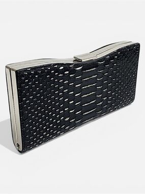 Coach 2013 Madison Croc Embossed Glitter Evening Clutch